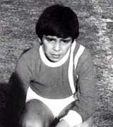 A young Maradonna